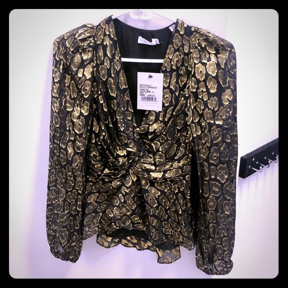 A.L.C. Tops - Brand NEW A.L.C. Black and Gold Top 2019